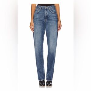 Agolde Kelly high rise relaxed in Essence Straight Leg Jeans size 26
